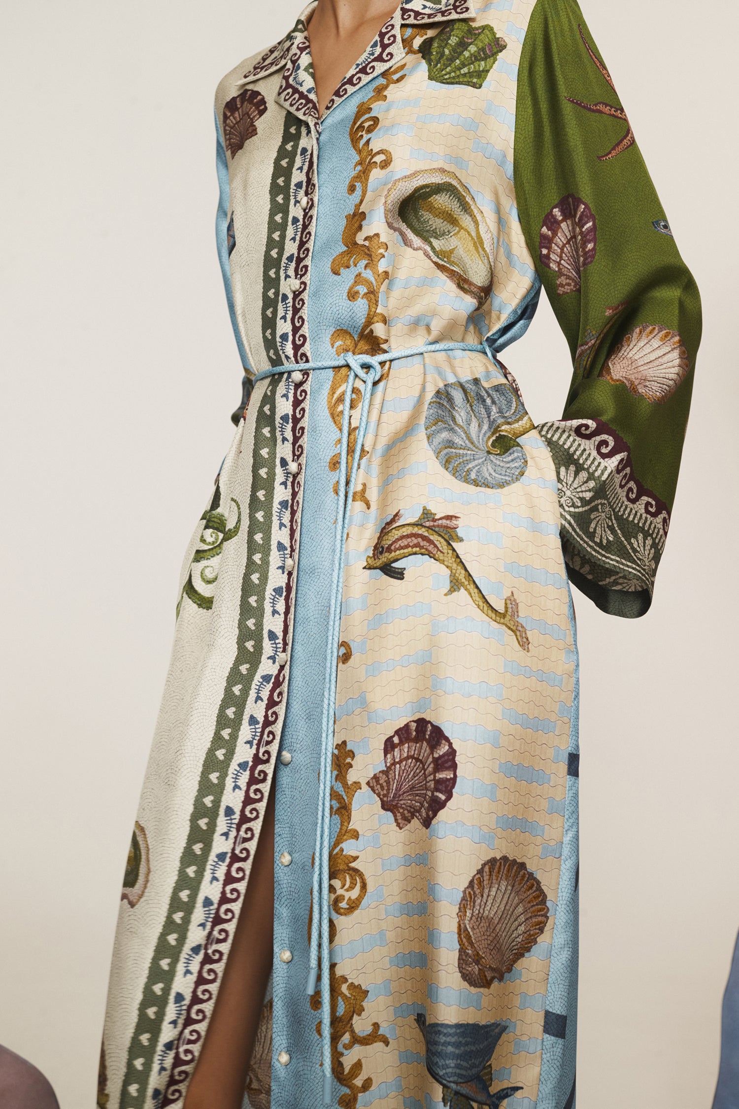 BATH HOUSE SILK SHIRTDRESS